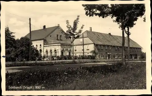 Ak Schöneck im Vogtland, Ortspartie