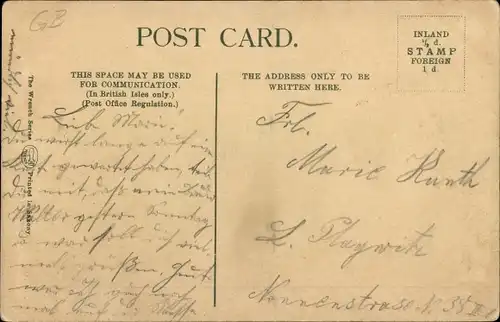 Ak Clifton Bristol South West England, Queens Road