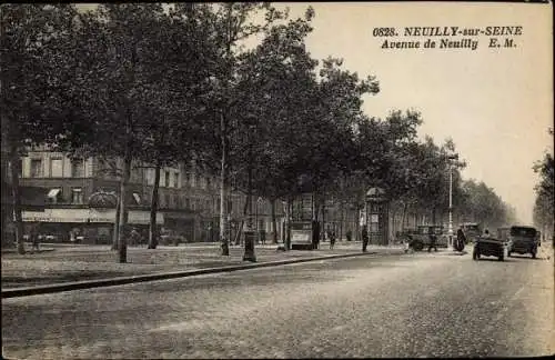 Ak Neuilly sur Seine Hauts de Seine, Avenue de Neuilly