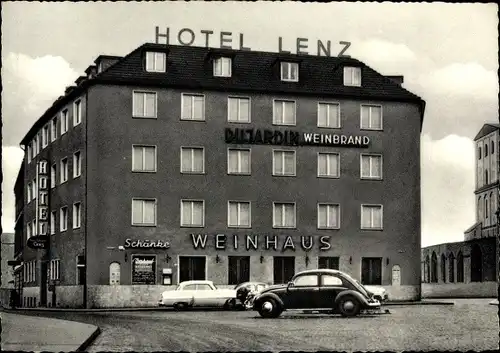 Ak Köln am Rhein, Hotel Lenz Weinhaus, Ursulaplatz