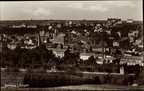 Ak Stollberg im Erzgebirge, Totale