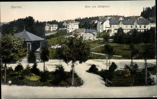 Ak Oberhof im Thüringer Wald, Blick vom Schlosshotel