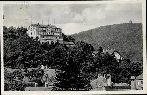 Ak Silberborn in Bad Harzburg im Harz, Panorama mit Kaiserwarte