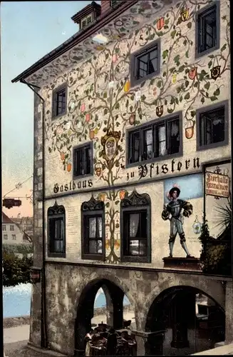 Ak Luzern Stadt Schweiz, Gasthaus zu Pfistern