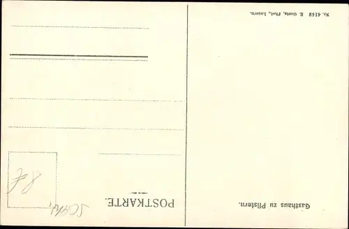 Ak Luzern Stadt Schweiz, Gasthaus zu Pfistern