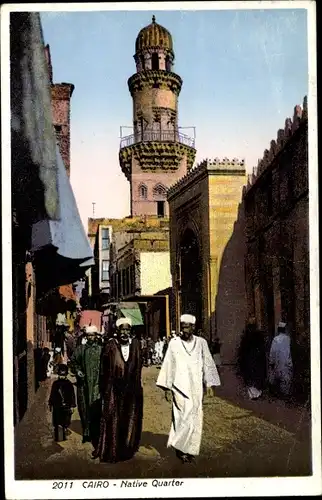 Ak Cairo Kairo Ägypten, Native Quarter