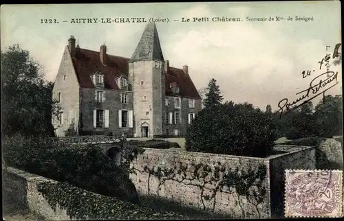 Ak Autry le Châtel Loiret, Le petit Chateau