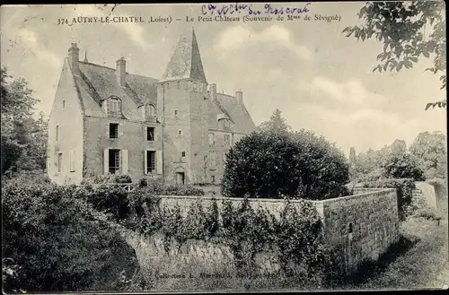 Ak Autry le Châtel Loiret, Le petit Chateau