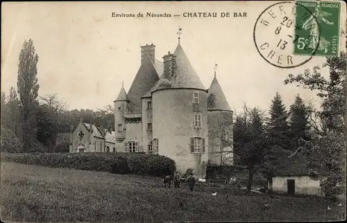 Ak Nerondes Cher, Chateau de Bar