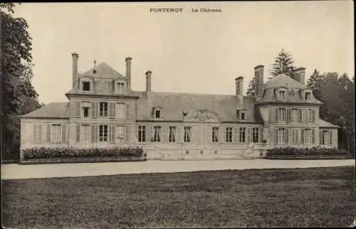 Ak Fontenoy Aisne, Le Chateau