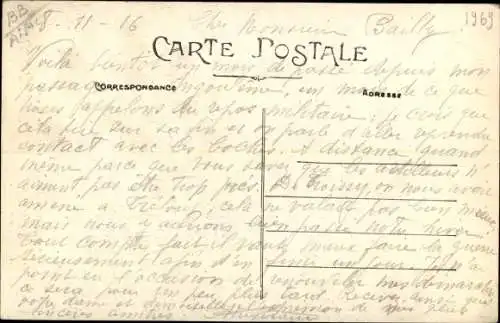 Ak Tréloup Aisne, Portail de l'Eglise