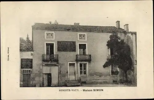 Ak Benoite Vaux Meuse, Maison Simon