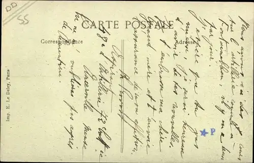 Ak Ancerville Meuse, La Mairie