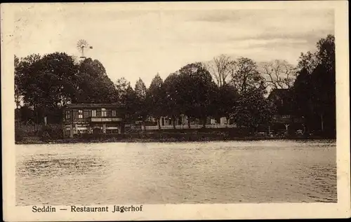 Ak Seddin Seddiner See Brandenburg, Restaurant Jägerhof