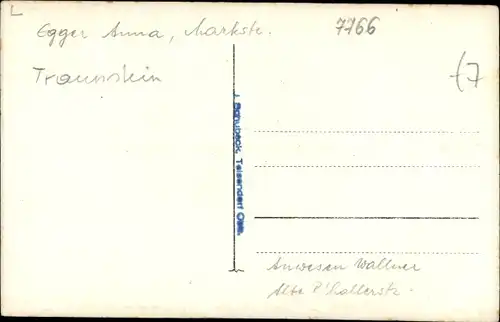 Ak Traunstein in Oberbayern, Haus Anna Egger, Marktstraße