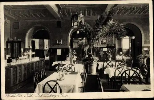 Ak Kiel in Schleswig Holstein, Ratskeller, Innenansicht