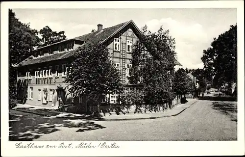 Ak Müden Örtze Faßberg Niedersachsen, Gasthaus zur Post