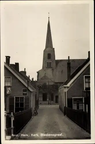 Ak Bleskensgraaf Molenlanden Südholland, Ned. Herv. Kerk