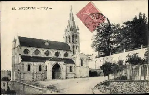 Ak Bougival Yvelines, Eglise