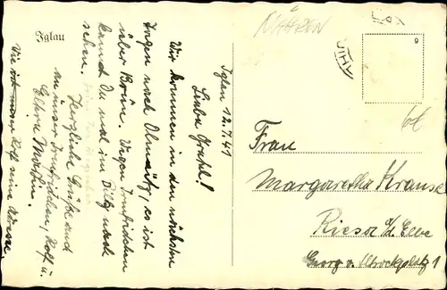 Ak Jihlava Iglau Region Hochland, Gesamtansicht