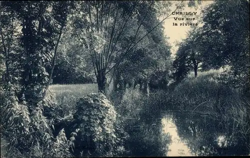 Ak Chailly en Gâtinais Loiret, Vue sur la Riviene