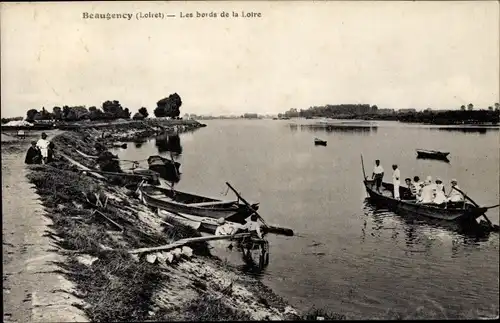 Ak Beaugency Loiret, Les Bords de la Loire