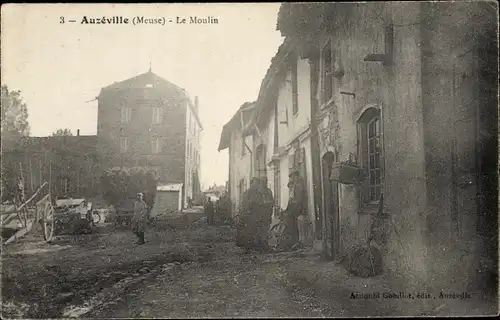 Ak Auzéville en Argonne Meuse, Le Moulin