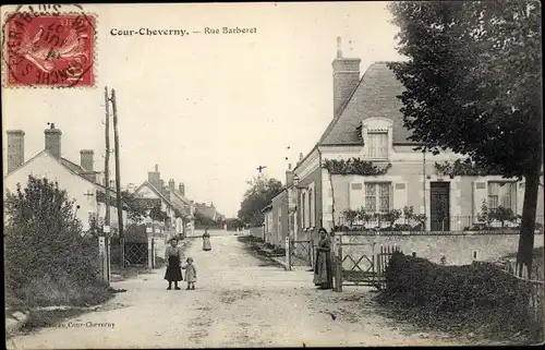 Ak Cour-Cheverny Loir-et-Cher, Rue Barbaret