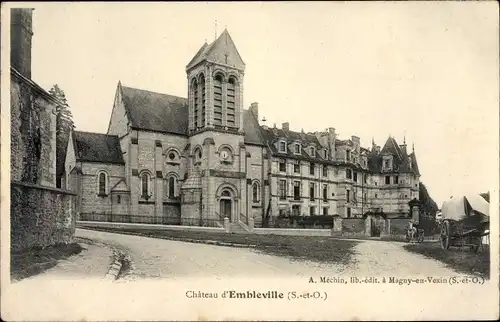 Ak Ambleville Val d'Oise, Le Chateau