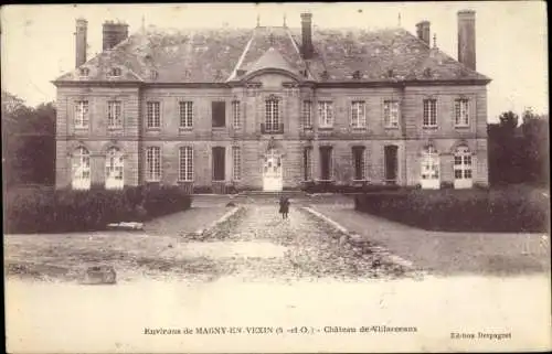 Ak Magny en Vexin Val-d’Oise, Chateau de Villarceaux