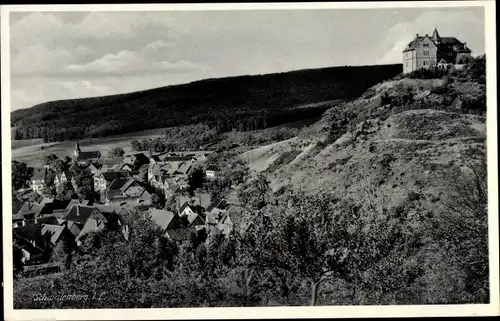 Ak Schwalenberg in Lippe, Teilansicht, Schloss