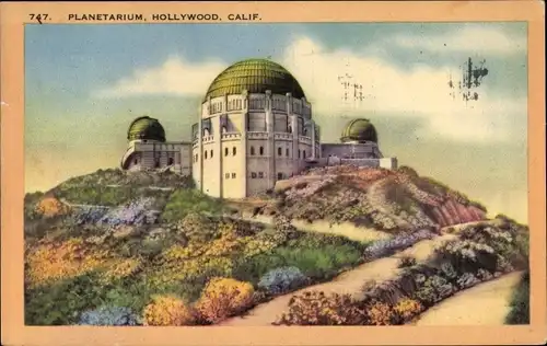 Ak North Hollywood Los Angeles Kalifornien USA, Planetarium