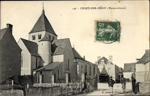 Ak Chaze sur Argos Maine et Loire, L'Eglise