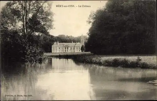 Ak Méry sur Oise Val d’Oise, Le Chateau