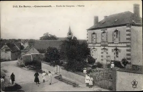 Ak Berry Cher, Ecole de Garcons, Mairie