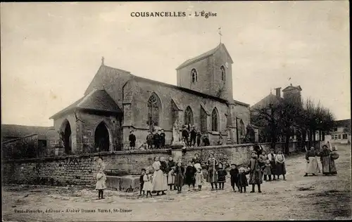 Ak Cousancelles Lothringen Meuse, L'Eglise