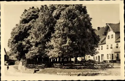 Ak Schäftlarn Oberbayern, Gaststätte zum Klosterbräustübl