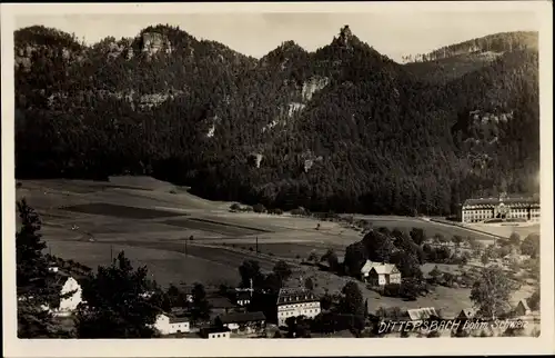 Ak Jetřichovice Dittersbach Region Aussig, Gesamtansicht, Vogelschau