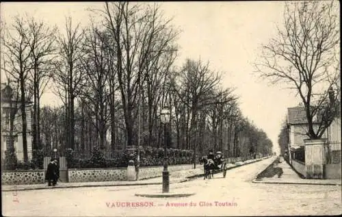 Ak Vaucresson Hauts de Seine, Avenue du Clos Toutain