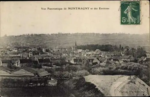 Ak Montmagny Val d’Oise, Vue Panoramique