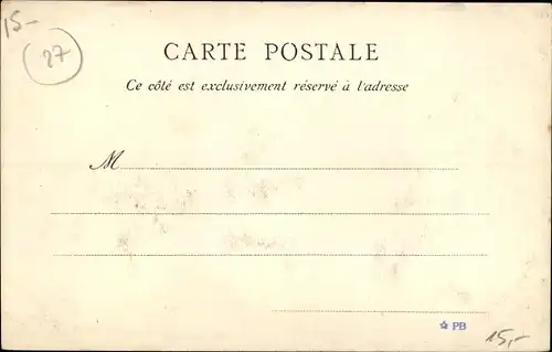 Ak Gaillon Eure, Entree du Chateau