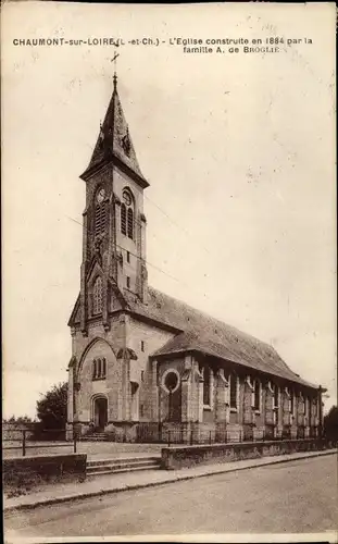 Ak Chaumont sur Loire Loir-et-Cher, Eglise