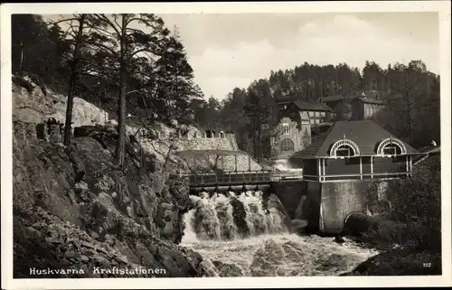 Ak Husqvarna Schweden, Kraftstationen