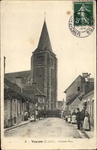 Ak Vouzon Loir et Cher, Grande Rue