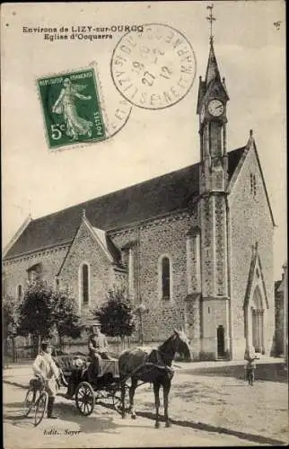 Ak Lizy sur Ourcq Seine et Marne, Eglise d'Ocquerre