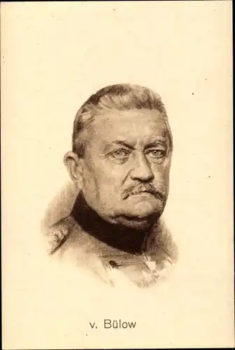 Ak Porträt Generalfeldmarschall Karl von Bülow