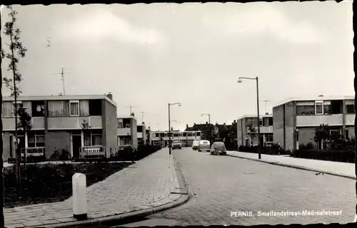 Ak Pernis Rotterdam Südholland Niederlande, Smallandstraat Madroelstraat