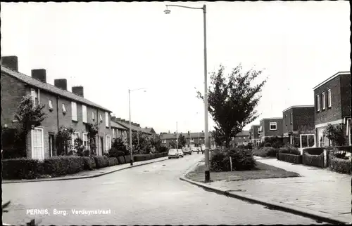 Ak Pernis Rotterdam Südholland Niederlande, Burg. Verduynstraat