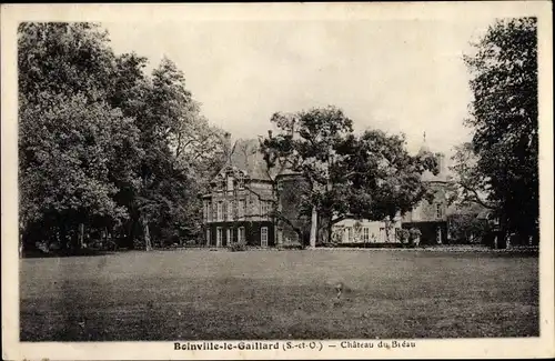 Ak Boinville le Gaillard Yvelines, Chateau du Breau