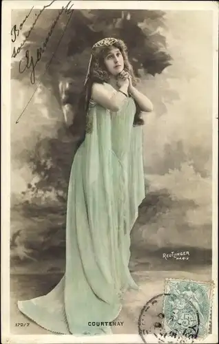 Ak Schauspielerin Courtenay, Reutlinger Paris